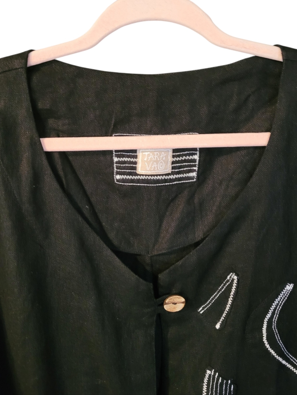 Tara Vao linen blend lightweight funky jacket - XL. Y4 - Picture 3 of 10